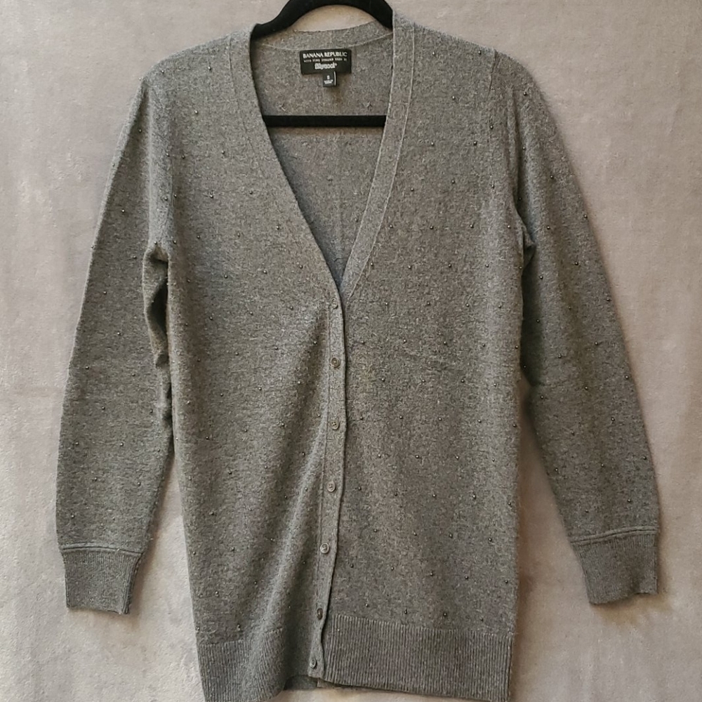 Banana Republic Gray Cardigan